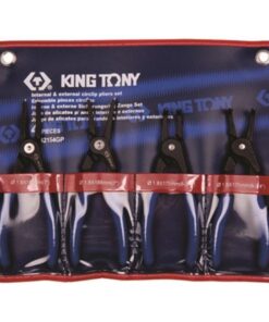 King Tony Pliers Circlip Set 4 Piece 180mm with Hidden Spring