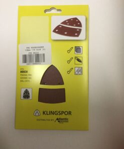 Klingspor - 11 Hole 80 Grit Mouse Sanding Pad - 5 Pack