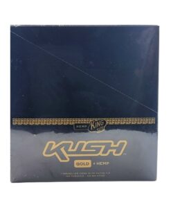 Kush 24K Gold King Size Hemp Pre-roll Cone (8 Units Per Box)