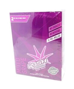KUSH Conical Wrap Grape (Box of 15x2)