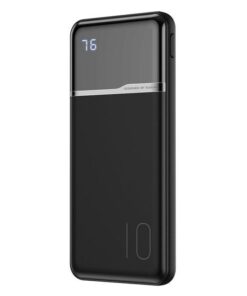 Kuulaa 10 000mAh 15W Power Bank - High Capacity & Digital Display - Black