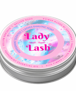 Lady Lash Natural Shaving Soap Bar For Women with Peppermint & Silk