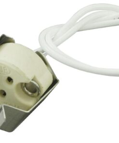 Lamp Holder, GU-5.3, Dichroic, 10A, 50V,PTFE Cable,Pro Elec
