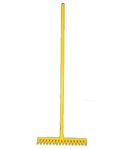 Lasher - 16 Tooth Garden Rake - Yellow
