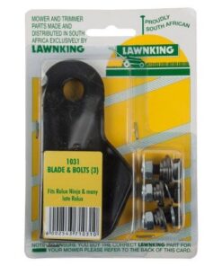 Lawnking - Rolux 3 - Rolux Ninja Lawnmower Blade & Bolts Set - 2 Pack