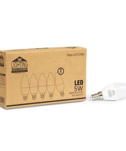 LED 5w Candle E14 3000k 5 Pack - 15690P5