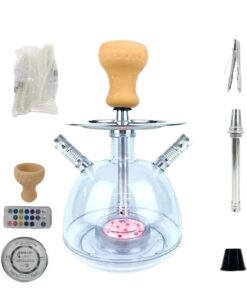 Led Light Quality Hookah Set-2 Pipe