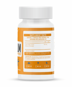 Lemon Balm (Natural Mood & Sleep Supplement) - 60 Servings