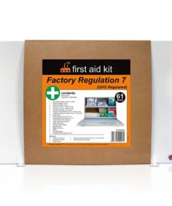 Levtrade First Aid Kit-Factory Regulation 7 + Metal Box (Standard)