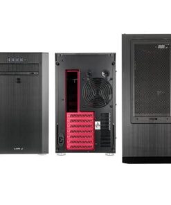 Lian-li A51WRX Windowed Mini Tower - All Black & Red