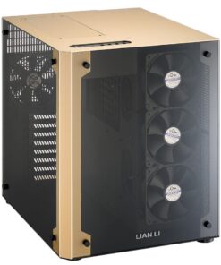 Lian-li PC-O8W Gold 2x Glass Panels Chassis