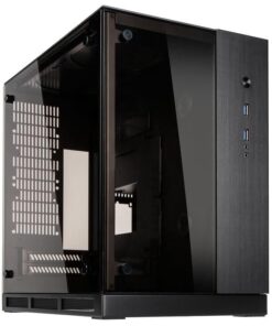 Lian-Li PC-Q37WX 2x Glass Case - Black