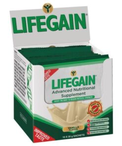 Lifegain Vanilla Sachets Shipper of 10 x 30g