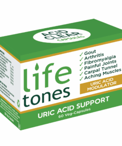 Lifetones Acid Clear 60 Veg Caps - Uric Acid Support