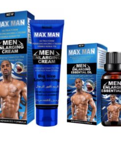 Lilhe Blue Men Enlargement Cream and Essential Oil Kit For Extra Pleasure