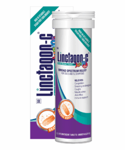 Linctagon C Effervescent Junior Tablets Orange - 12's