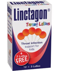 Linctagon Lollies Cherry 12s + 3