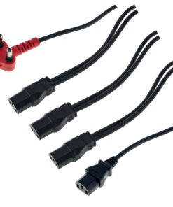 Linkqnet 1 X IEC F Dedicated Power Cable - 5m