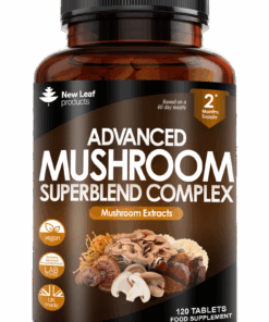 Lions Mane, Chaga & Reishi Mushroom Superblend Complex Tablets