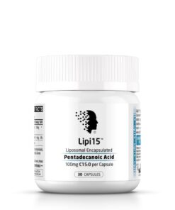 Lipi15 - Liposomal Pentadecanoic Acid (C15:0) Fatty Acid (Fatty15) 30 serv