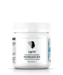 Lipi15 - Liposomal Pentadecanoic Acid (C15:0) Fatty Acid (Fatty15) 60 serv
