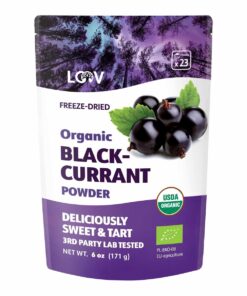 LOOV - 100% Organic Black-Currant Powder (Freeze-Dried) - 171g