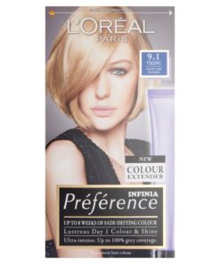 LOreal Preference Permanent Hair Dye - Light Ash Blonde 9.1