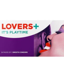 Lovers Plus Smooth Condoms - 3 x 24âs