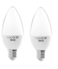 Luceco - Candle E14 LED Lamp - 2 Pack