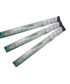 Lucky Star White Musk Premium Quality Incense Sticks - 3 Pack - 30 Sticks
