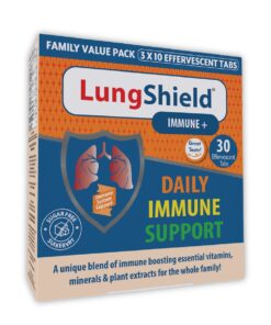 Lungshield Immune Plus Effervescent Tablets 10 x 3 - 30 Fizzy's