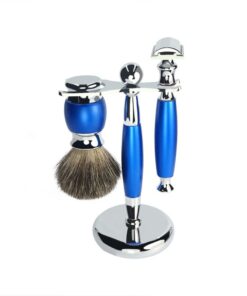 Luxury 3 In 1 Barber Shop Razor Brush Shaving Set For Men