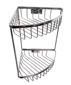 Luxury Double Corner Shower Basket
