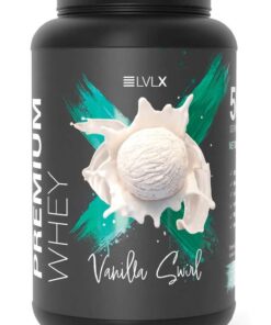 LVLX Premium Whey Vanilla Swirl 50 Servings 1.5kg