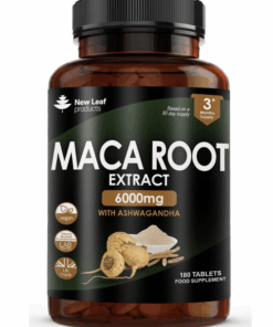 Maca Root Tablets with Ashwagandha High Strength 3 Month Supply