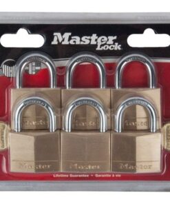 Mackie Master 6 Pack Brass Pad Lock Set - 50mm