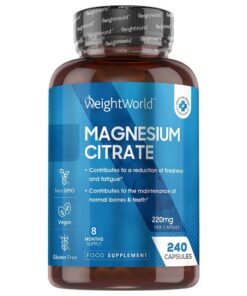 Magnesium Citrate High Strength Vegan Capsules