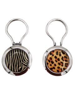 Magnetic Eyeglass Holders Set of 2- Assorted Designs - Animal Print