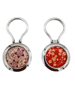 Magnetic Eyeglass Holders Set of 2- Assorted Designs - Flowers