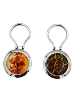 Magnetic Eyeglass Holders Set of 2- Assorted Designs - Gold