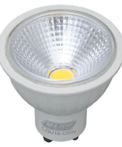 Major Tech - LGU10-D5 GU10 5W Spotlight Dimmable Pack of 10)  - Warm White (3000k)