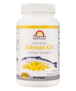 Manna Health Omega 3 Salmon Oil - 1000mg (90 Softgels)