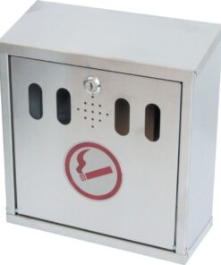 Matlock Wall Mounted Stainless Steel Ash Bin