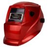 Matweld - Welding and Grinding Helmet - Auto Darkening and Adjustable (Red)