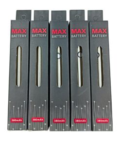 Max Battery Vape Silver- 510 Thread (Pack of 5)