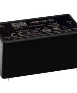 Mean Well, AC/DC PCB Mount Power Supply (PSU),ITE,1Output,15 W, IRM-15-12