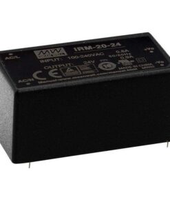 Mean Well, AC/DC PCB Mount Power Supply (PSU),ITE,1Output,20 W, IRM-20-24