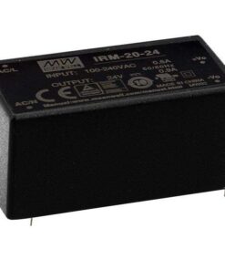 Mean Well, AC/DC PCB Mount Power Supply(PSU),ITE,1 Output,20W,15V,IRM-20-15