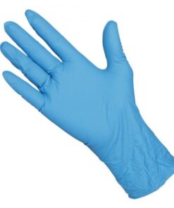Medtex Glove Examination Blue Nitrile Powder Free 100 Per Box Large Size