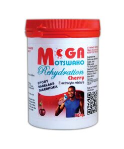 Mega Range Mega Motswako Rehydration. Cherry 150g Powder.